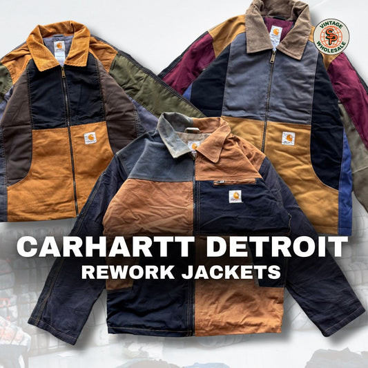 10x Carhartt rework detroit - SP Vintage Wholesale