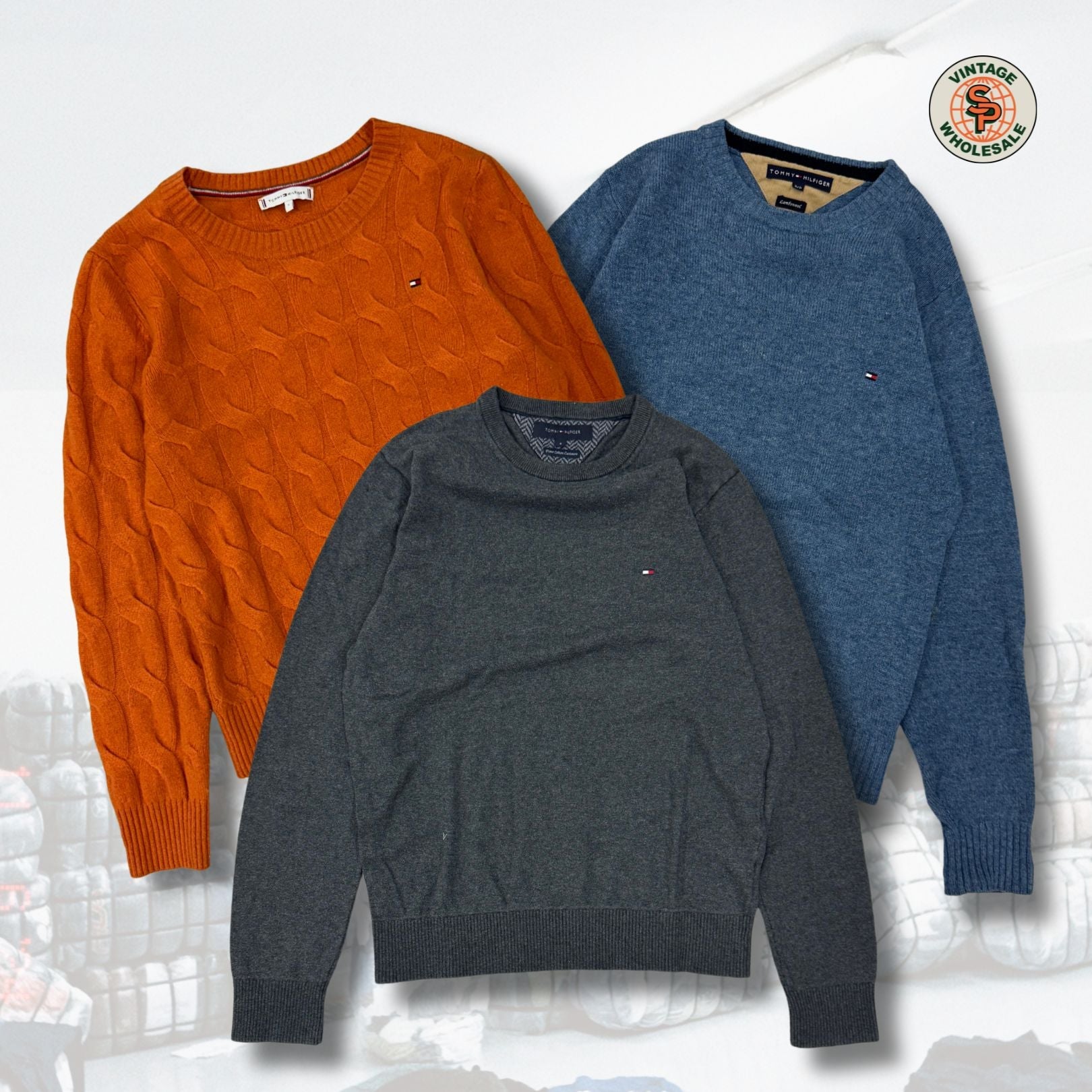 10x jerséis Tommy Hilfiger vintage - SP Vintage Wholesale  