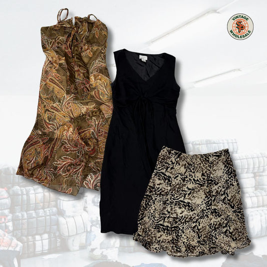 10x vestidos Y2K mujer - SP Vintage Wholesale  