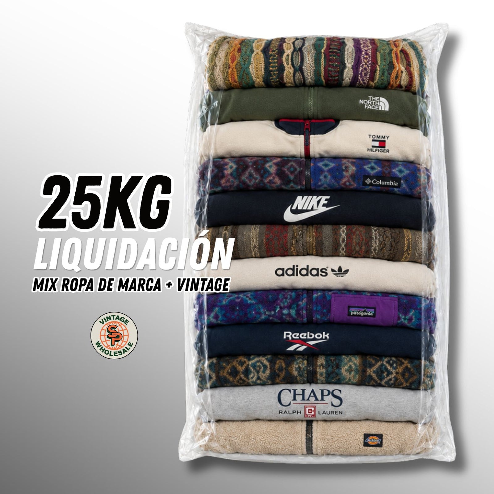 Saco Liquidación Marca + Vintage 25kg