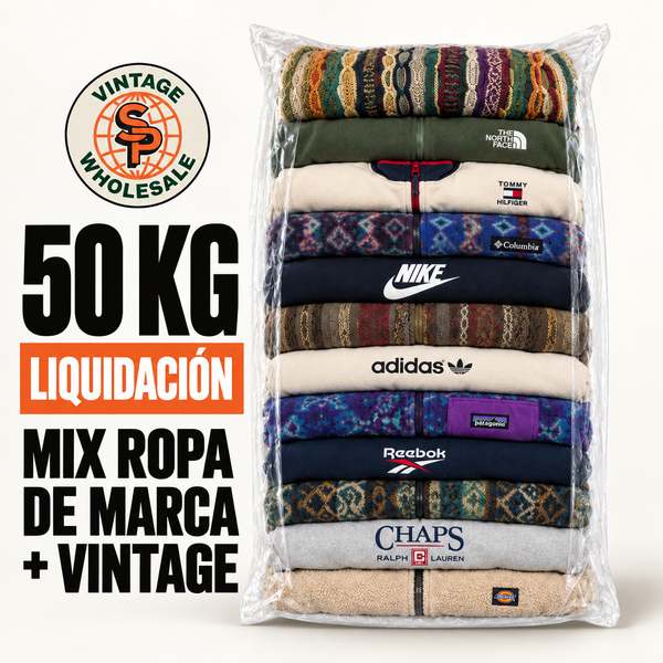 Saco Liquidación Marca + Vintage 50kg