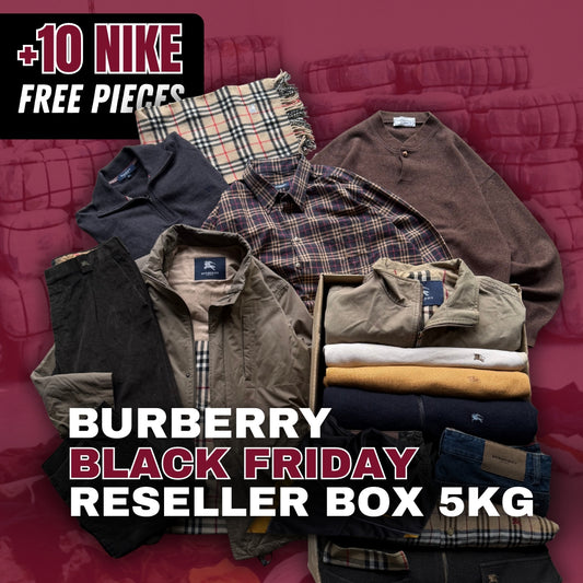 Oferta especial Black Friday en ropa vintage al por mayor.