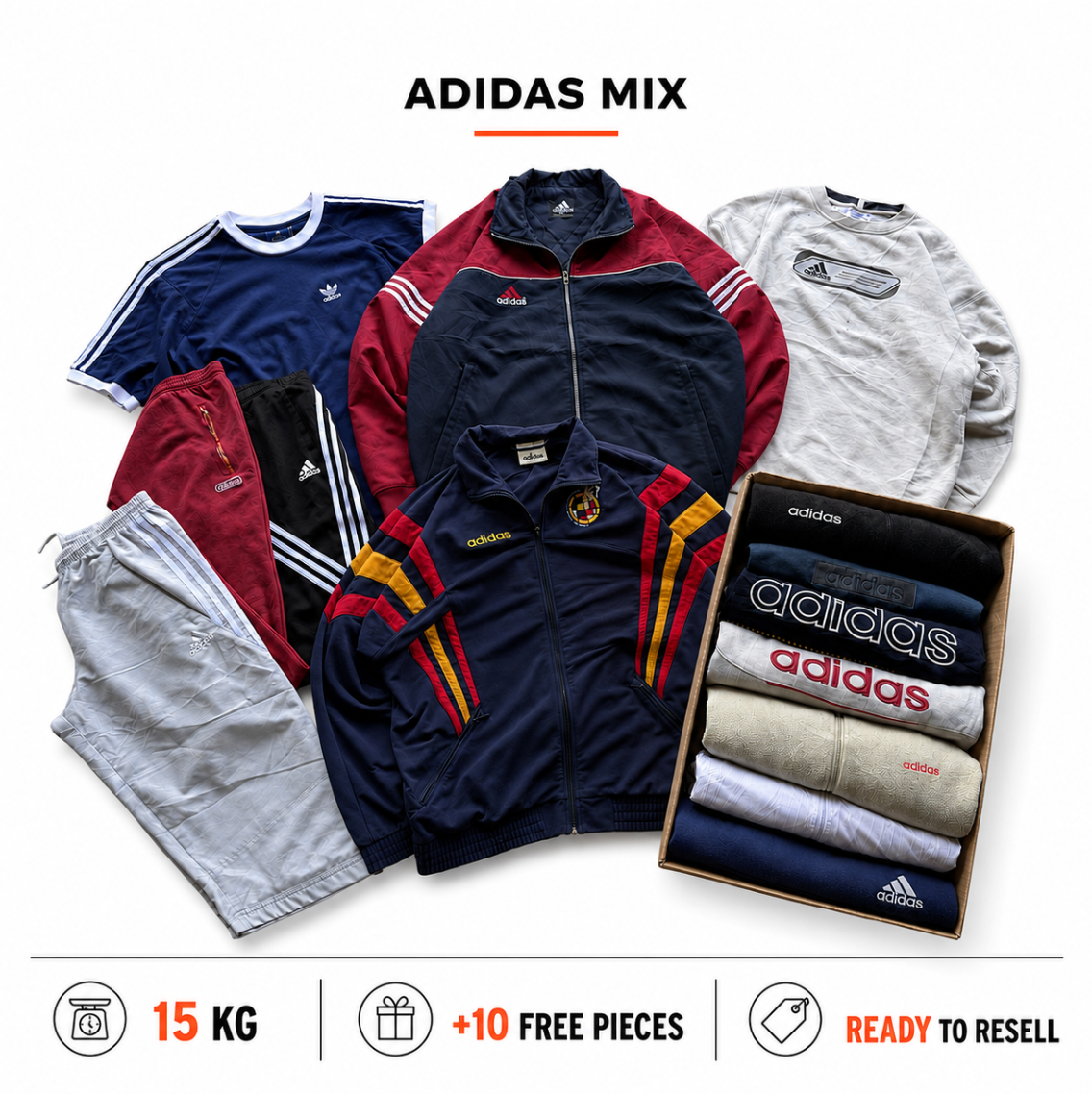 ADIDAS MIX RESELLER BOX 15KG