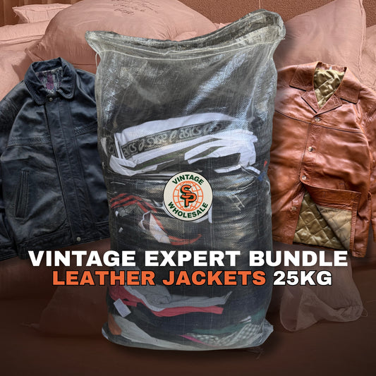 25kg Vintage expert bundle leather jackets