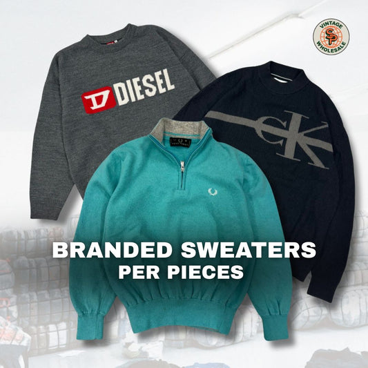 Premium brand sweaters by piece