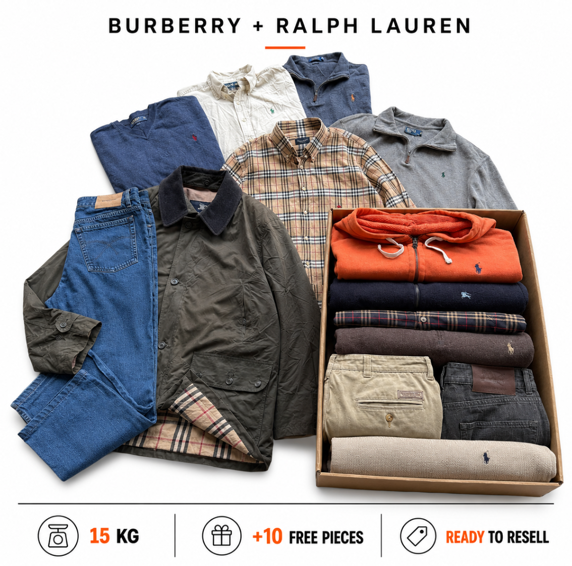 PRE-ORDER BURBERRY + RALPH LAUREN RESELLER BOX 15KG