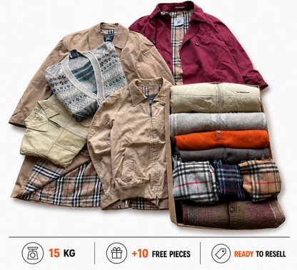 PRE-ORDER BURBERRY + VINTAGE RESELLER BOX 15KG