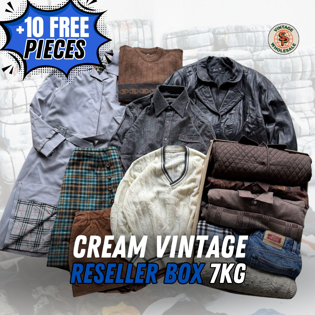 Cream vintage RESELLER BOX