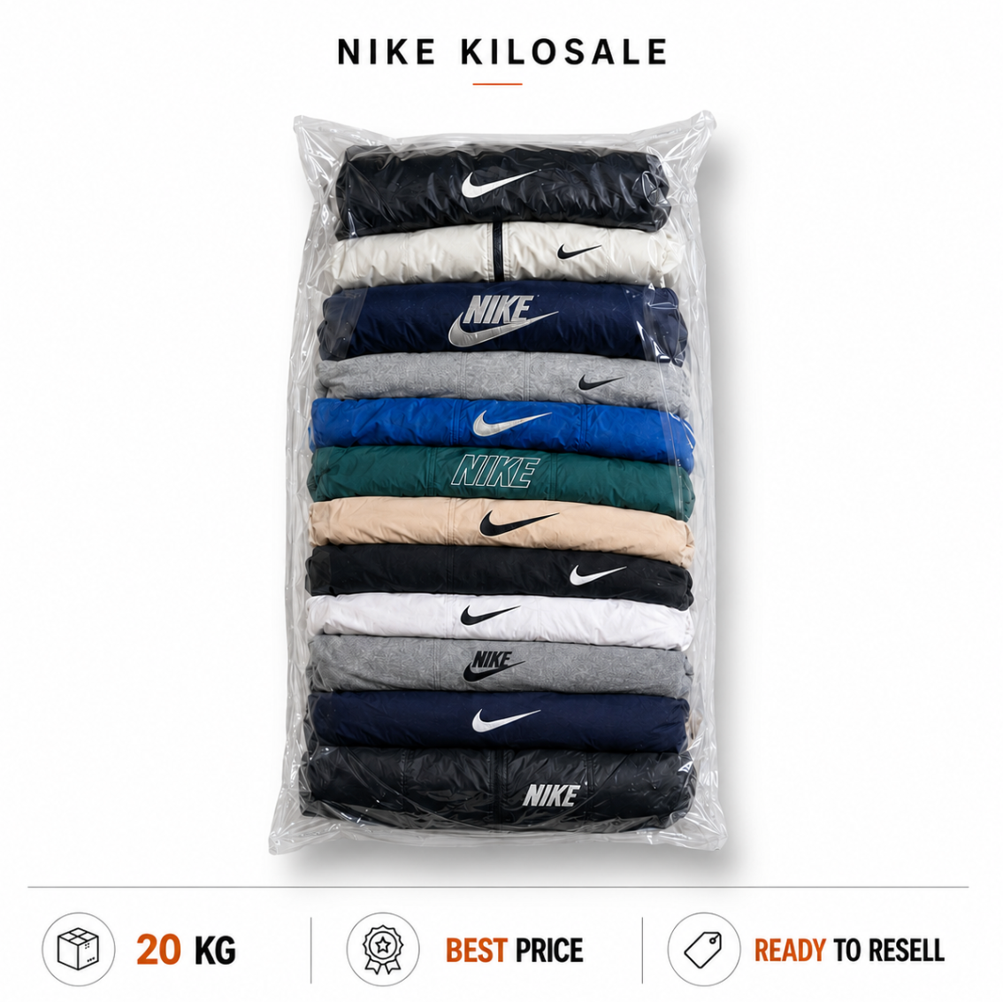Nike vintage kilosale 20kg