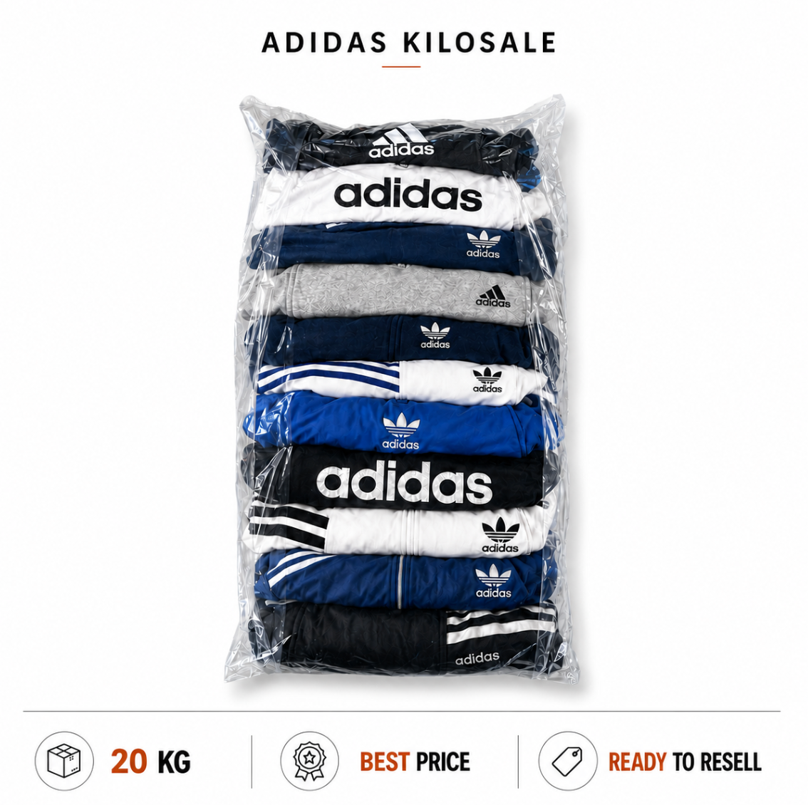 Adidas vintage kilosale 20kg