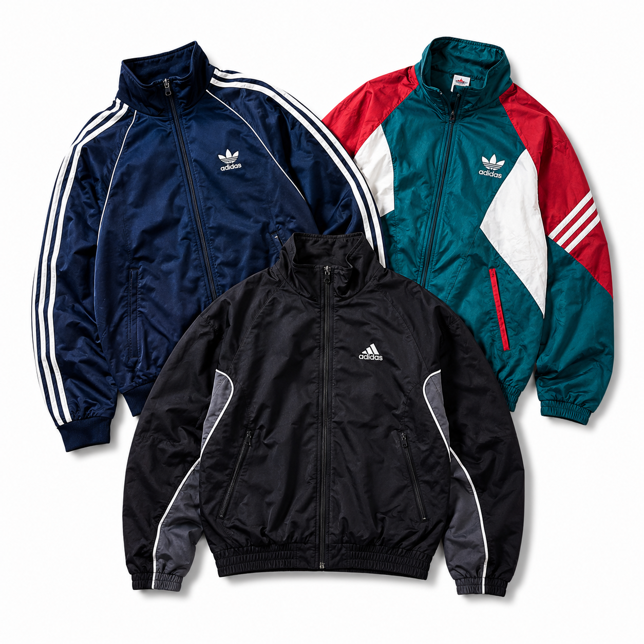 10x Chaquetas vintage Adidas