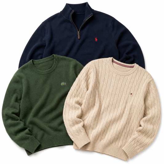 15x Jerséis vintage de marca premium por piezas