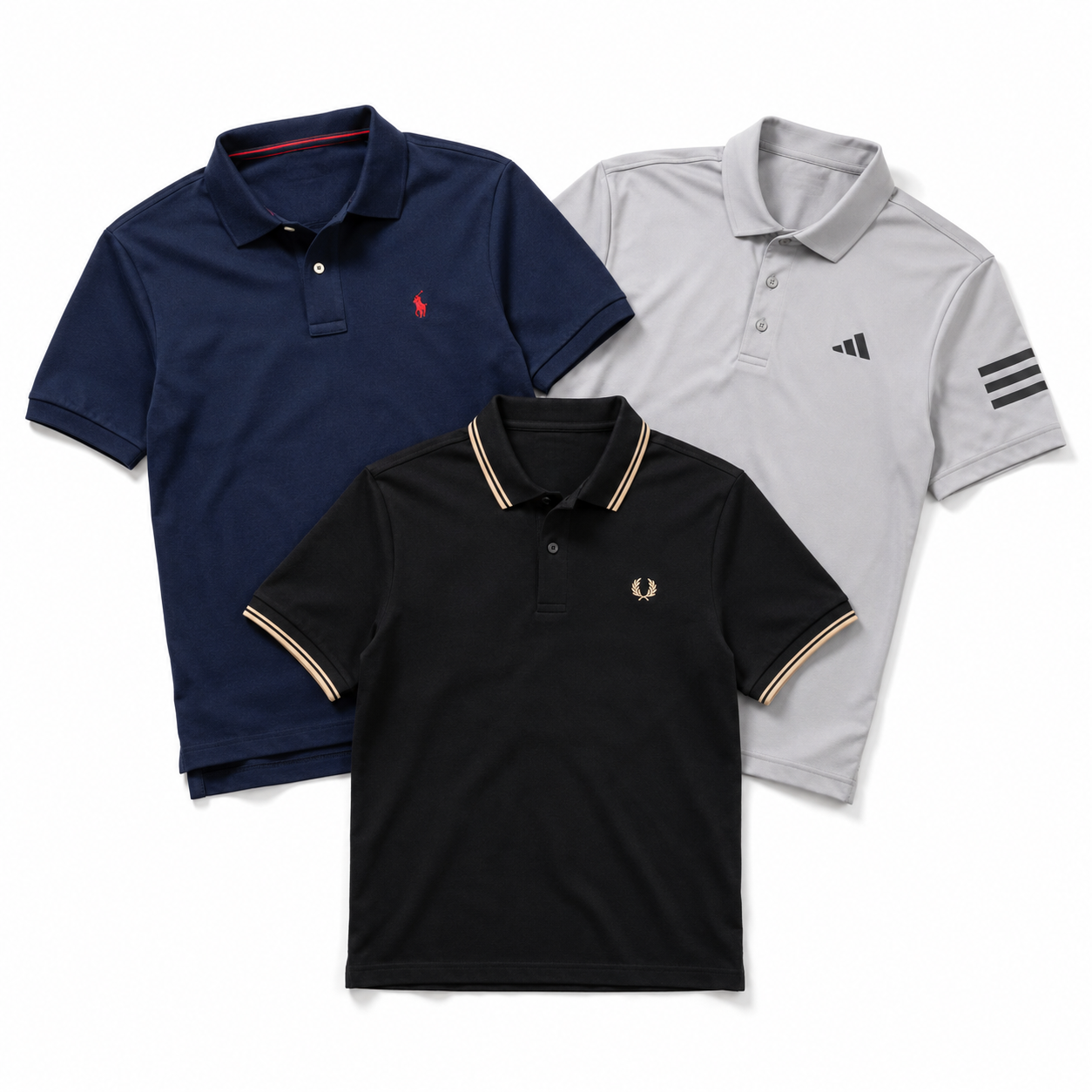 20x Mix vintage polos de marca