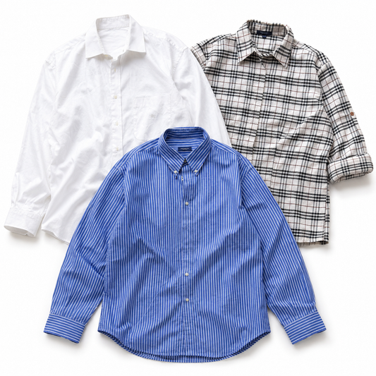 15x camisas vintage Burberry