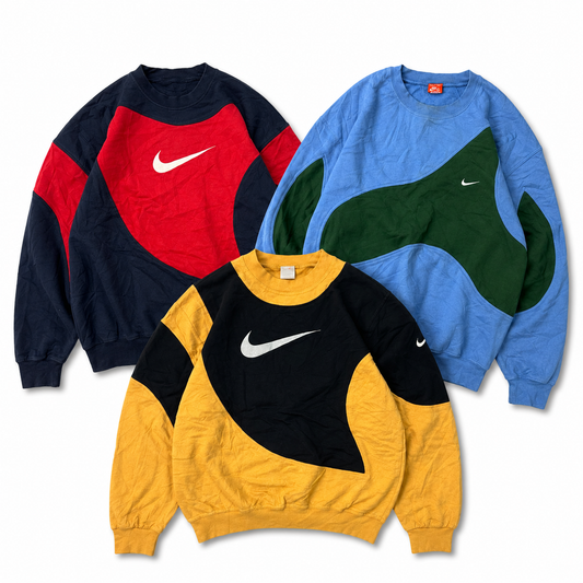 15x Sudaderas vintage Nike rework de marca por piezas
