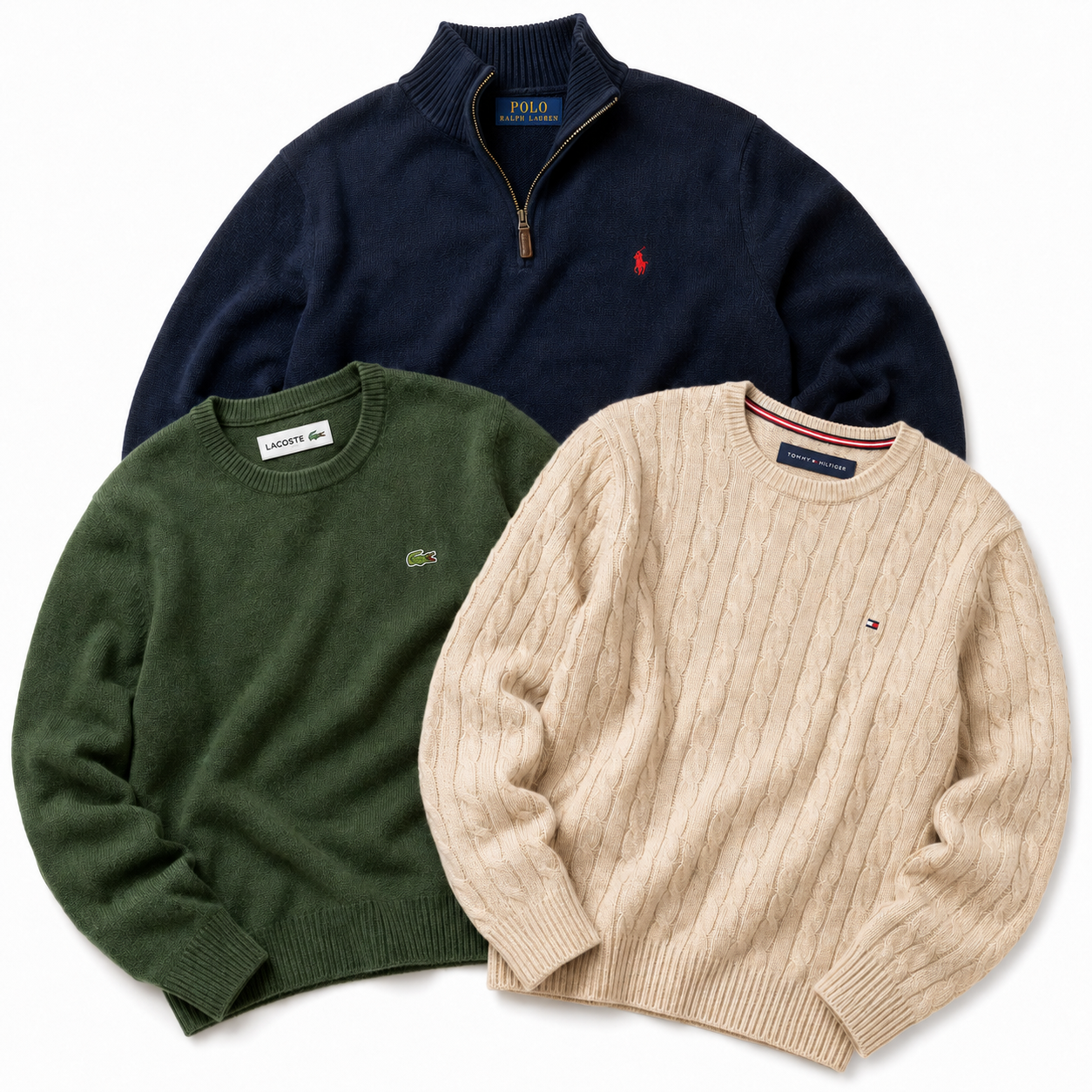 15x Jerséis vintage de marca premium por piezas