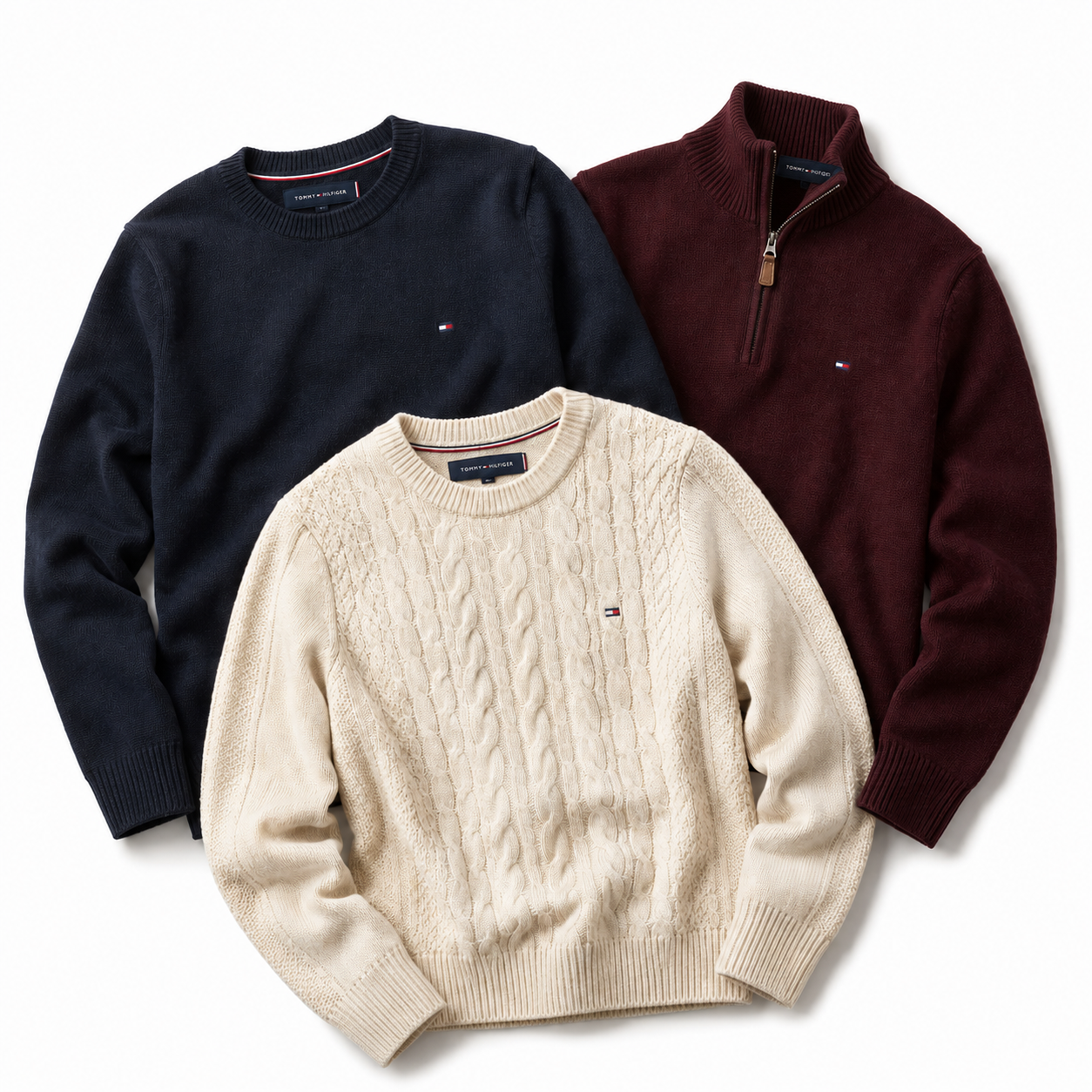10x jerséis Tommy Hilfiger vintage