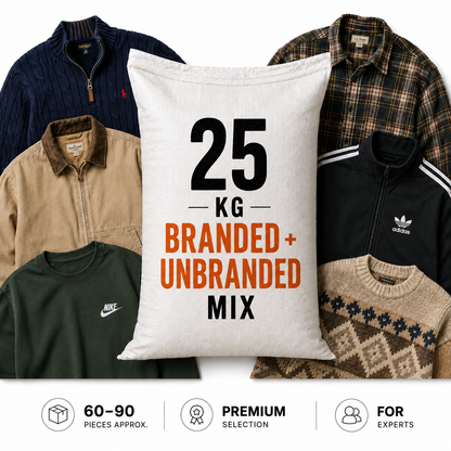 25kg Vintage specialist bundle branded and unbranded mix