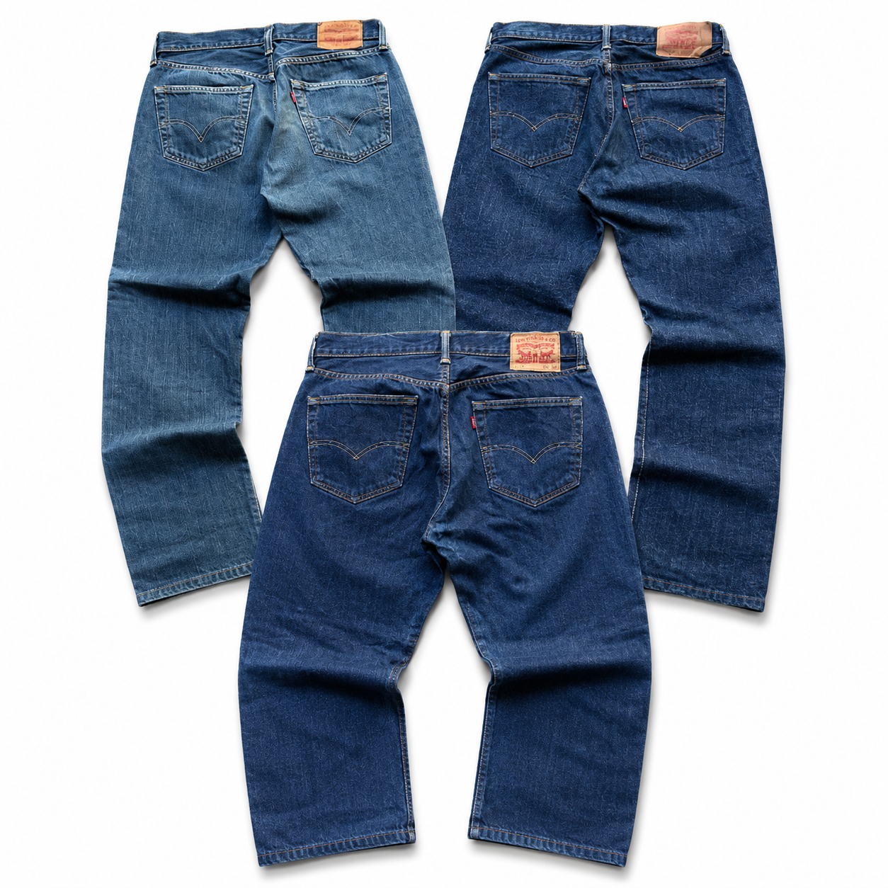 10kg Pantalones vintage Levi's 501, 505, 550