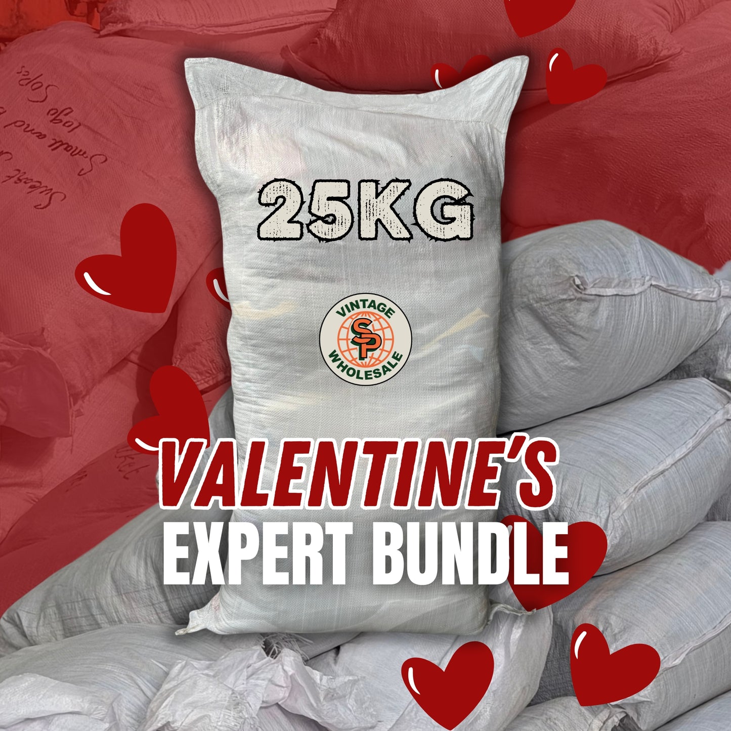 25kg Valentine's vintage expert bundle branded mix