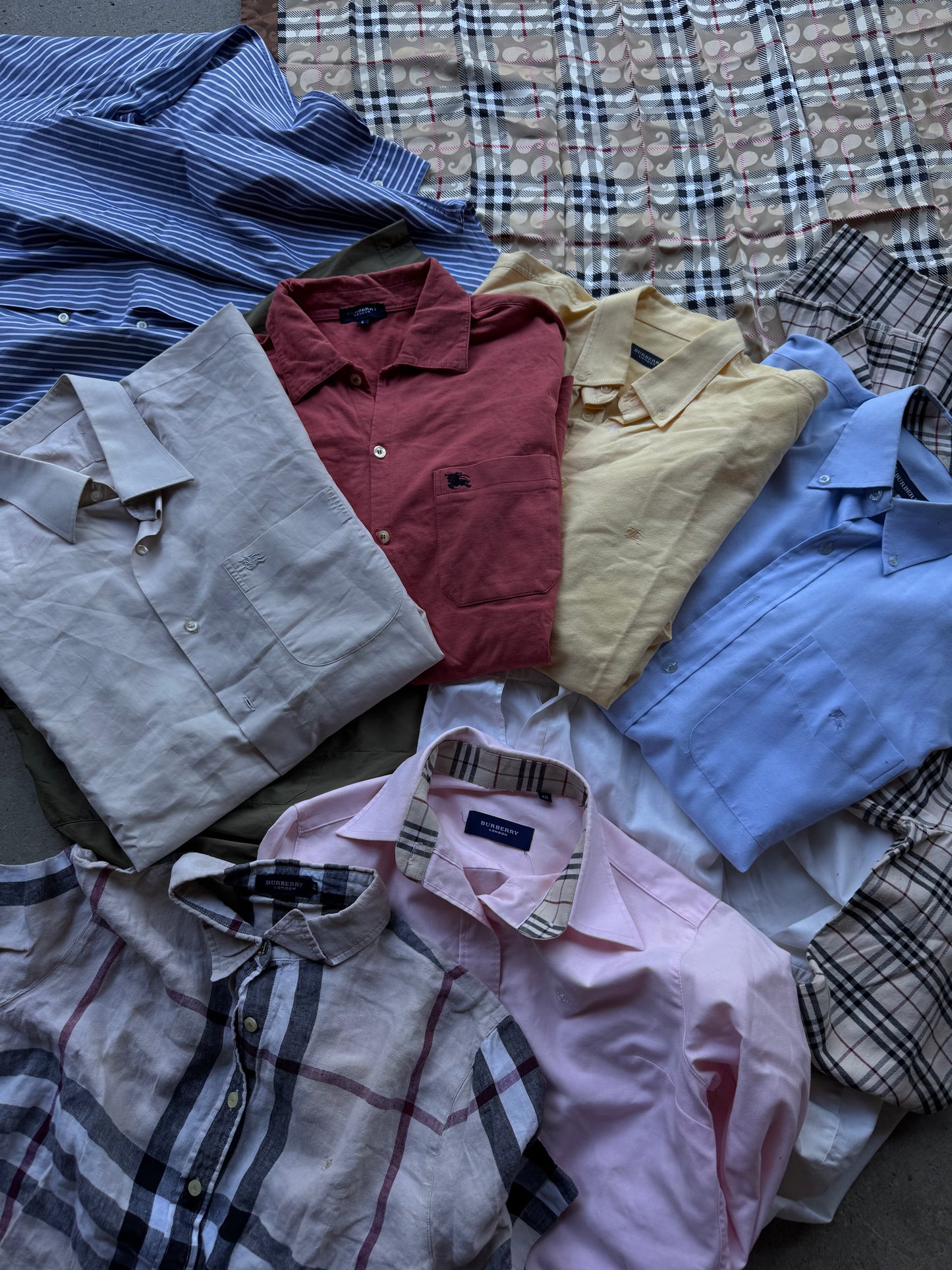 PRE-ORDER 15x camisas vintage Burberry