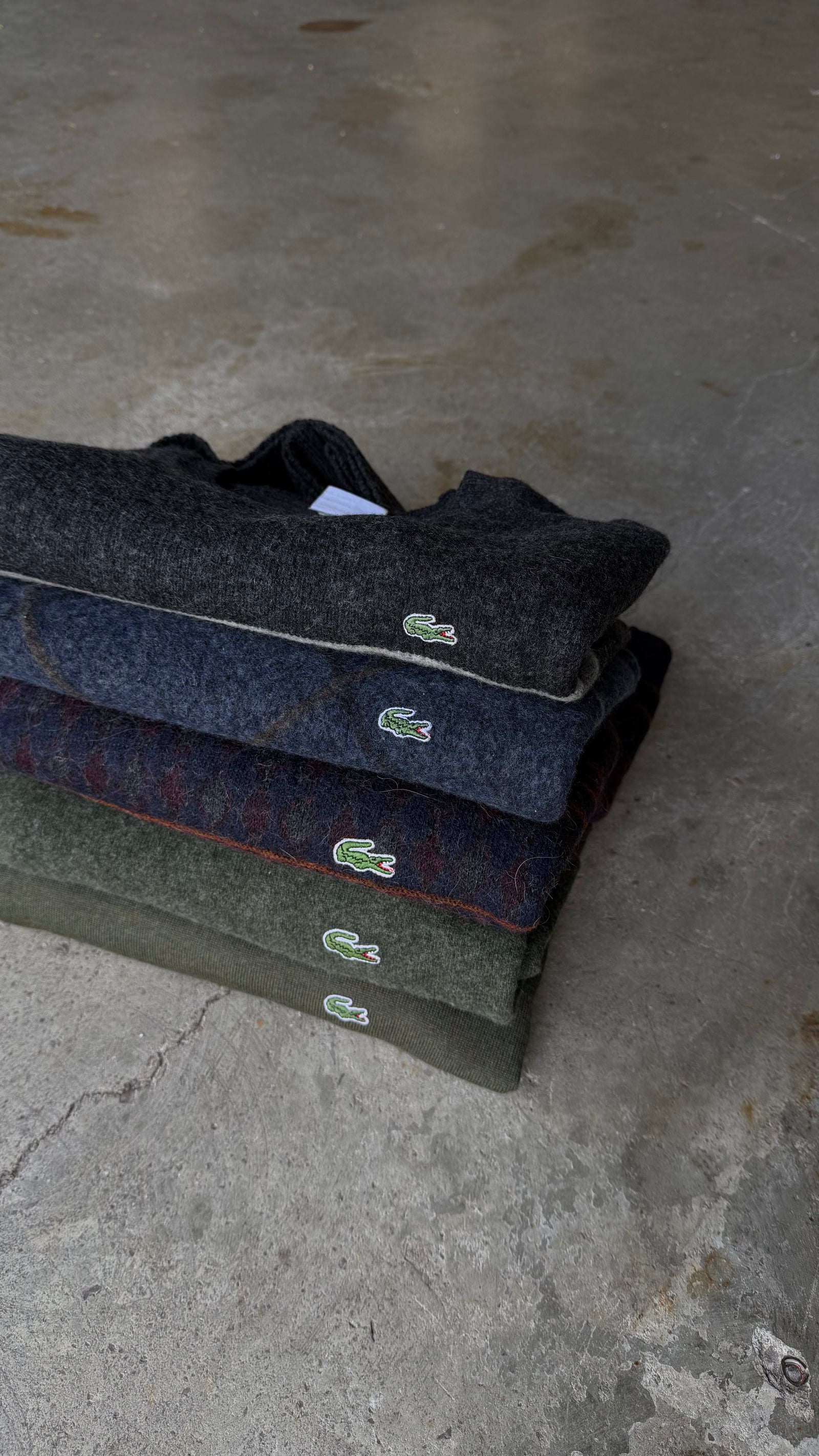 PRE-ORDER 10x Jerséis vintage Lacoste por piezas
