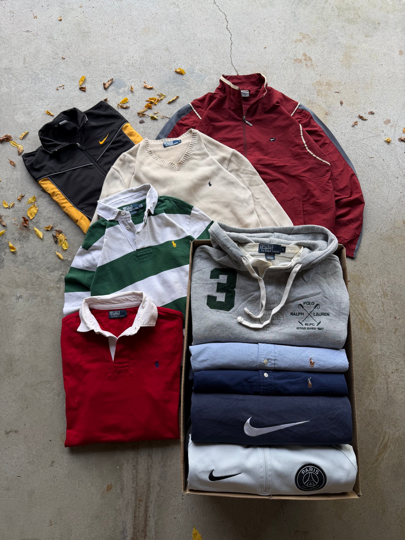 RALPH LAUREN + NIKE RESELLER BOX 15KG