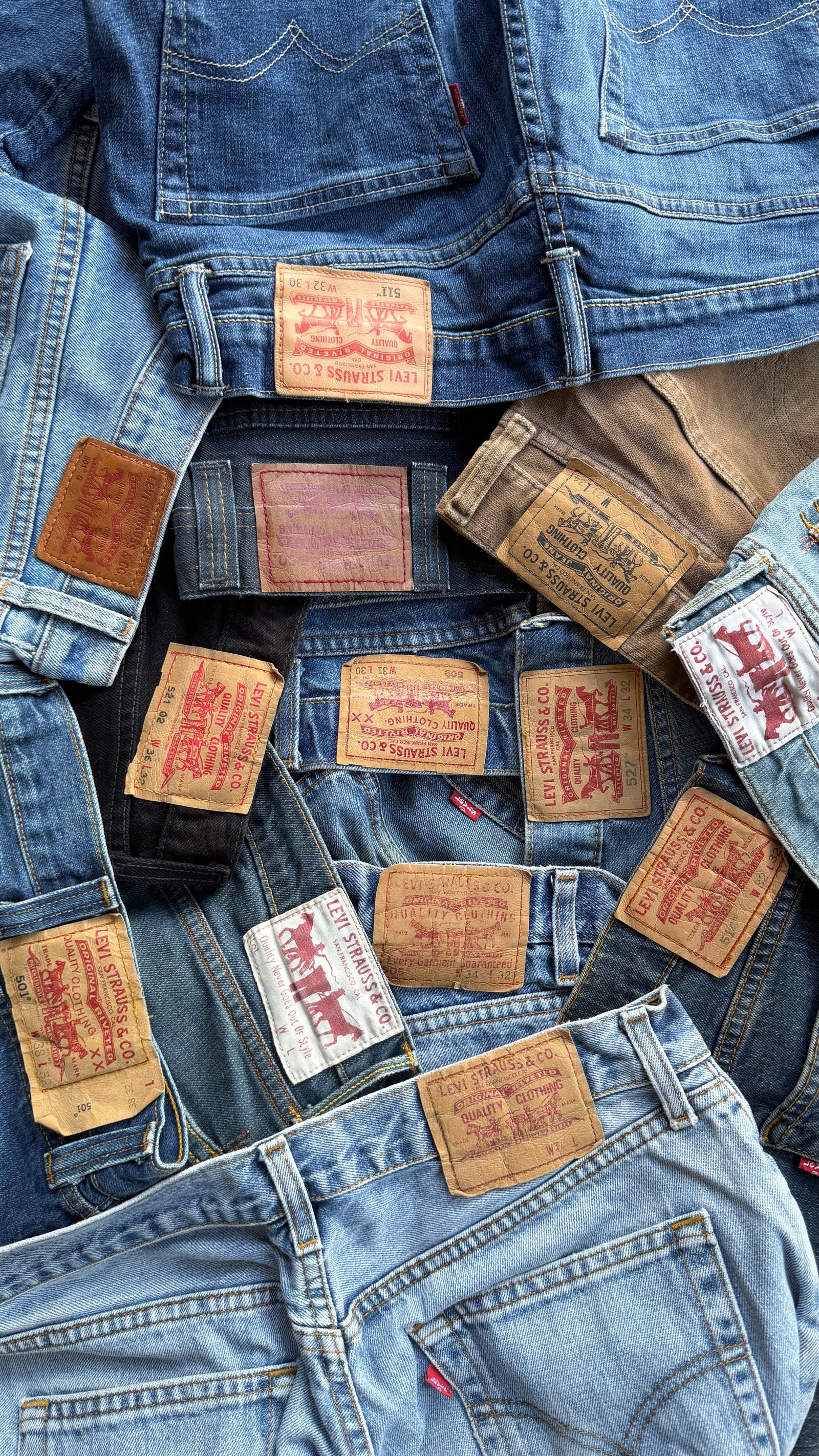 15kg Vintage Reseller Box Levi's mix