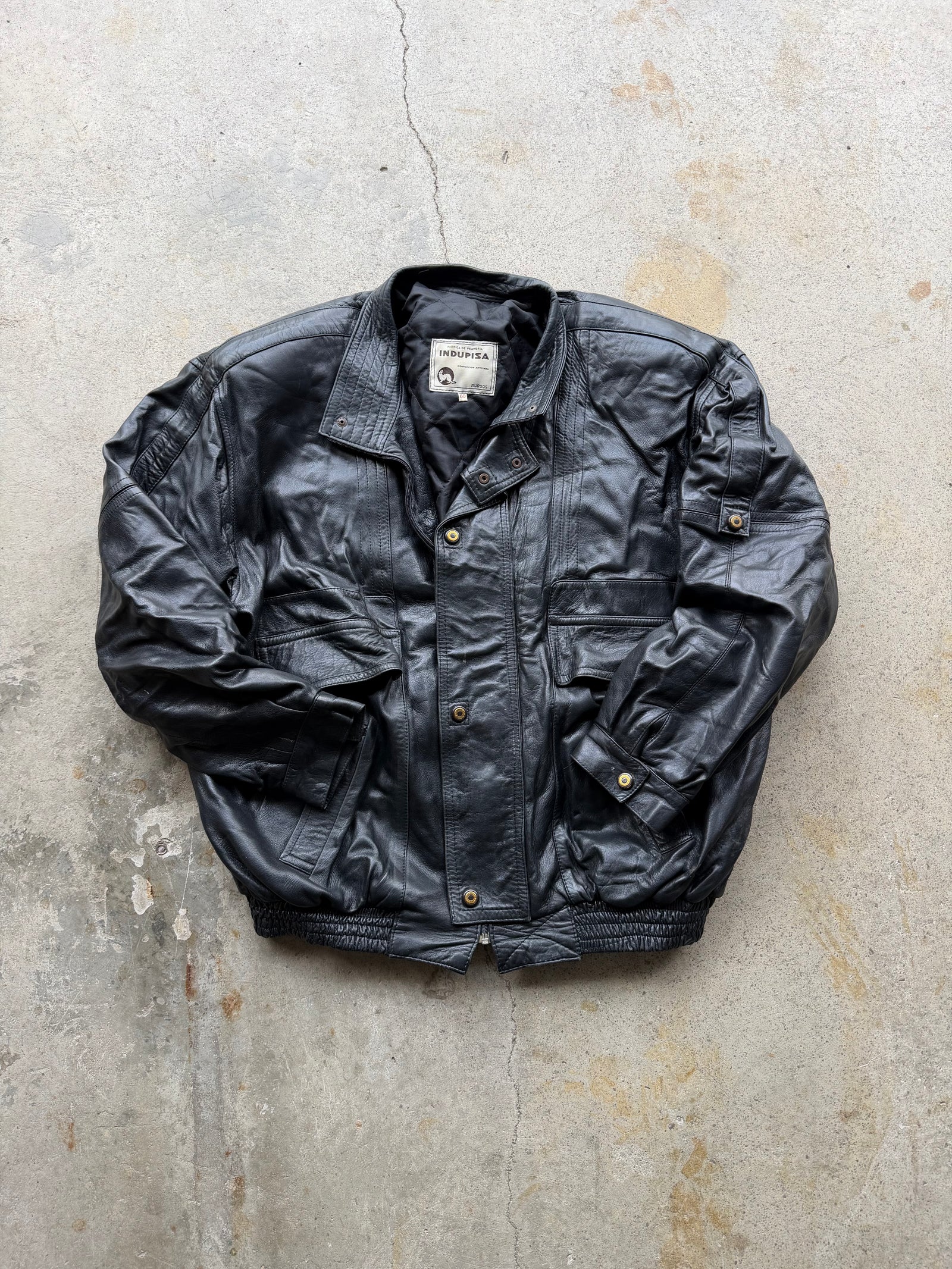 10x Chaquetas de cuero vintage