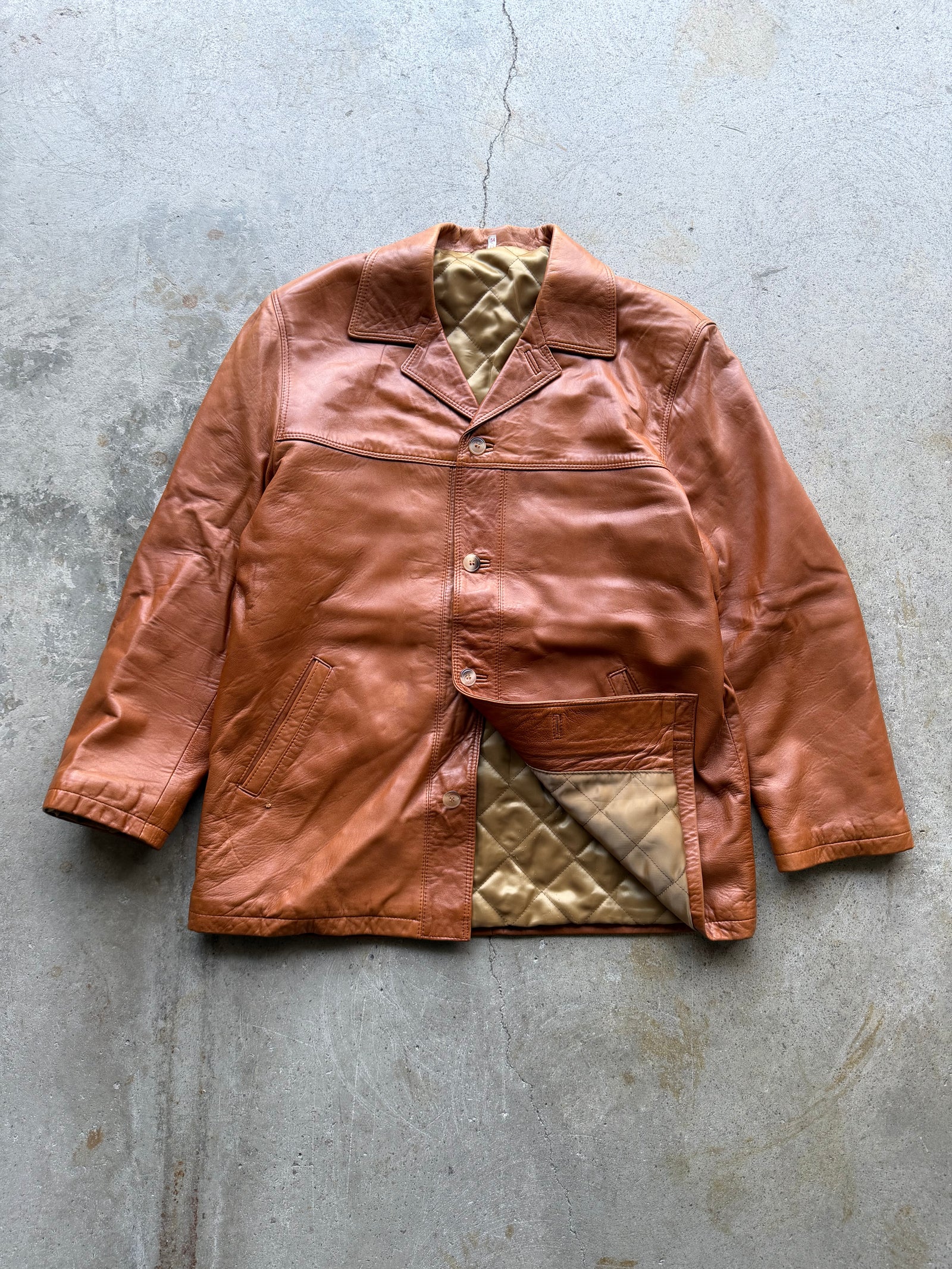 10x Chaquetas de cuero vintage
