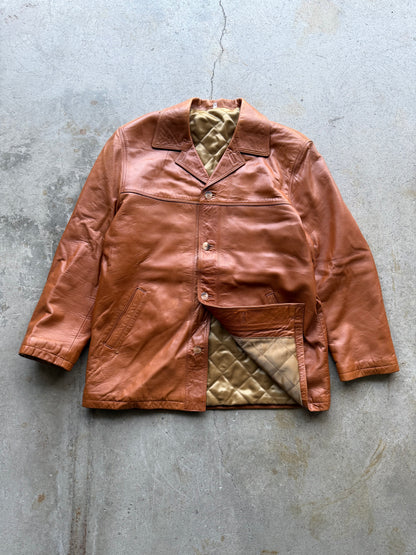 10x Chaquetas de cuero vintage
