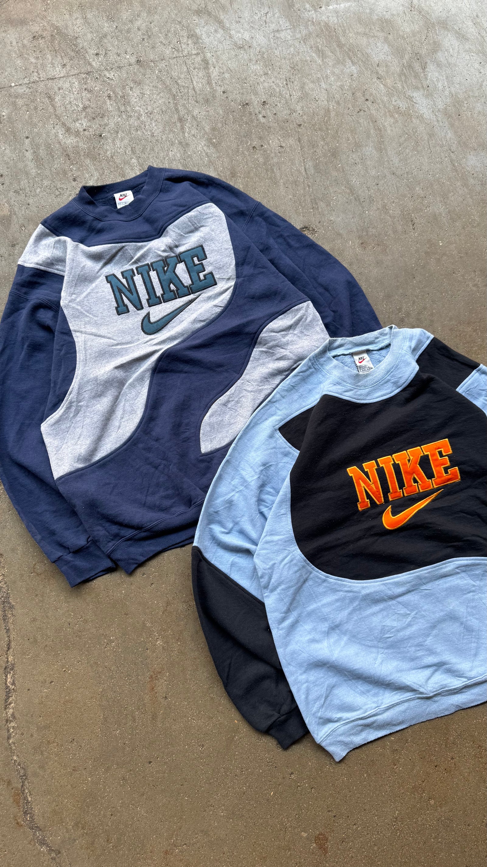 15x Sudaderas vintage rework de marca por piezas