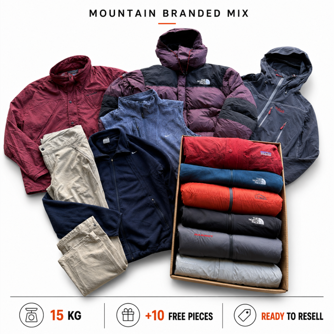 MOUNTAIN BRANDED MIX RESELLER BOX 15KG