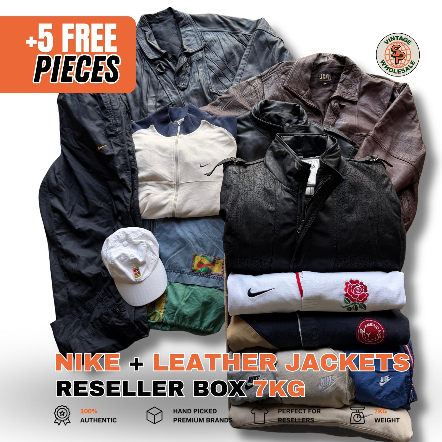NIKE + LEATHER JACKETS RESELLER BOX
