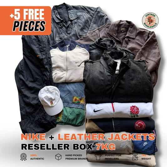 NIKE + LEATHER JACKETS RESELLER BOX