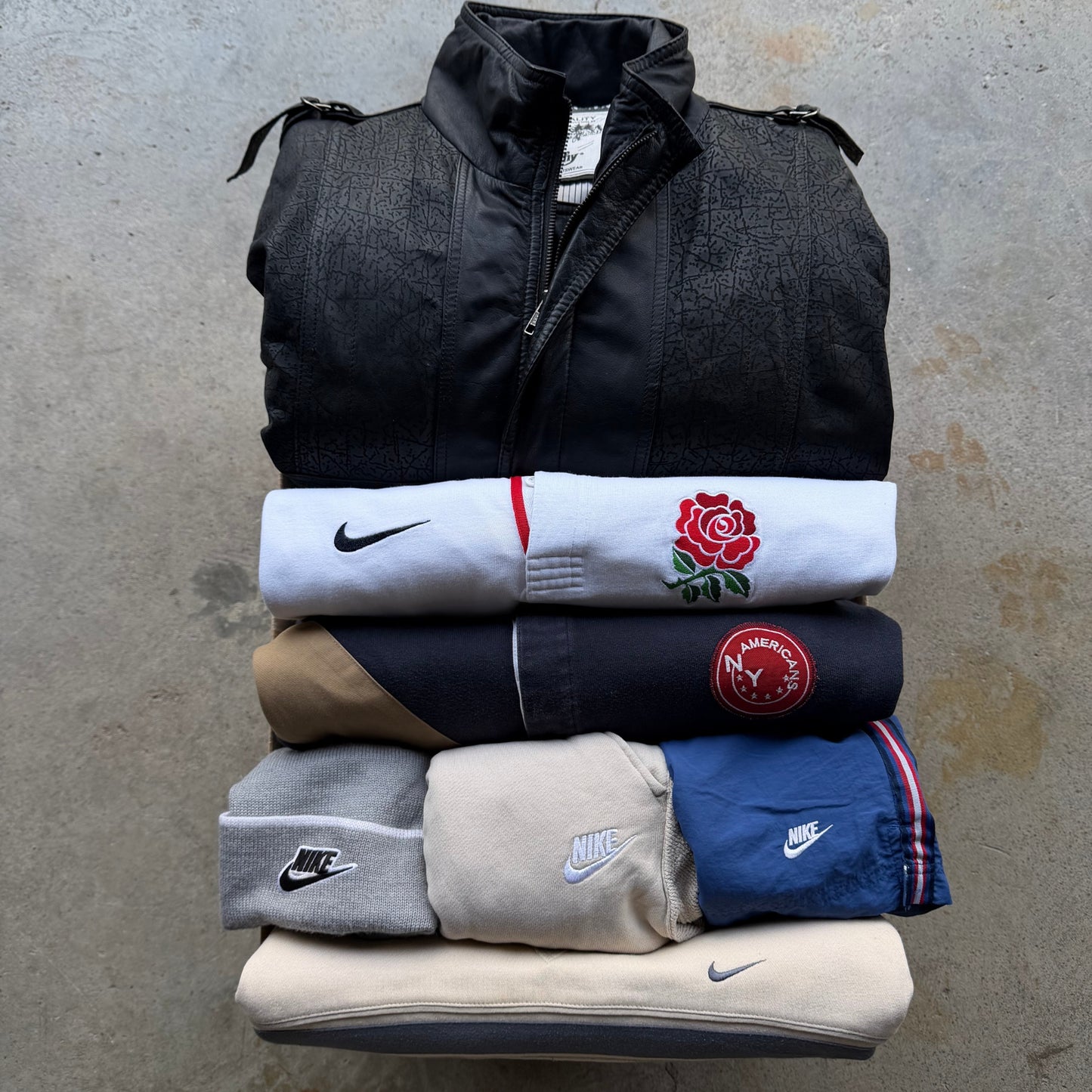 NIKE + LEATHER JACKETS RESELLER BOX