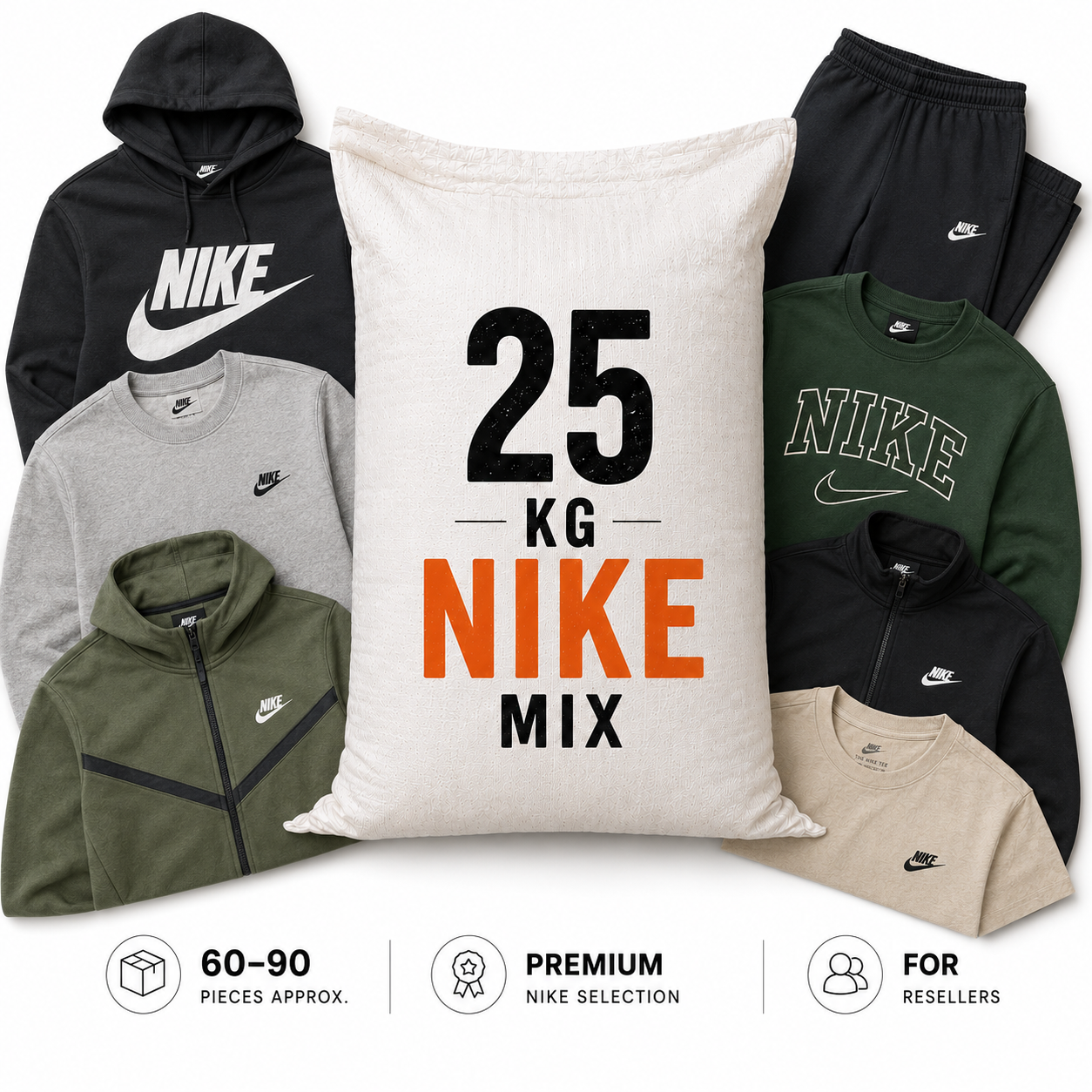25kg Vintage specialist bundle Nike mix