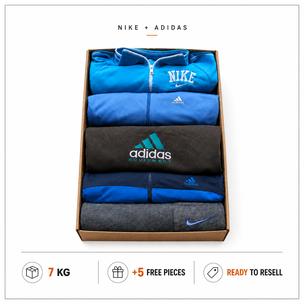 NIKE + ADIDAS VINTAGE STARTER BOX