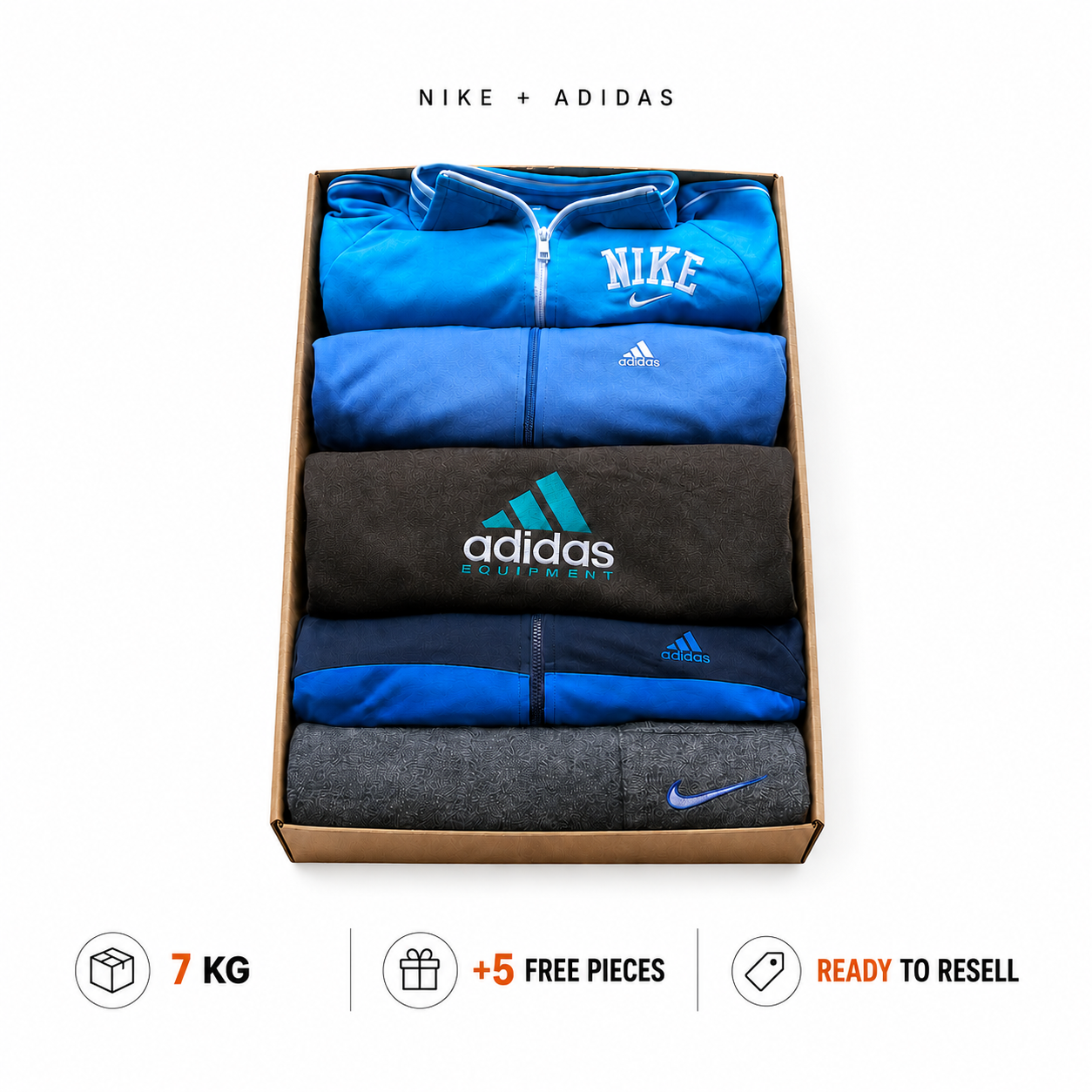 NIKE + ADIDAS VINTAGE STARTER BOX