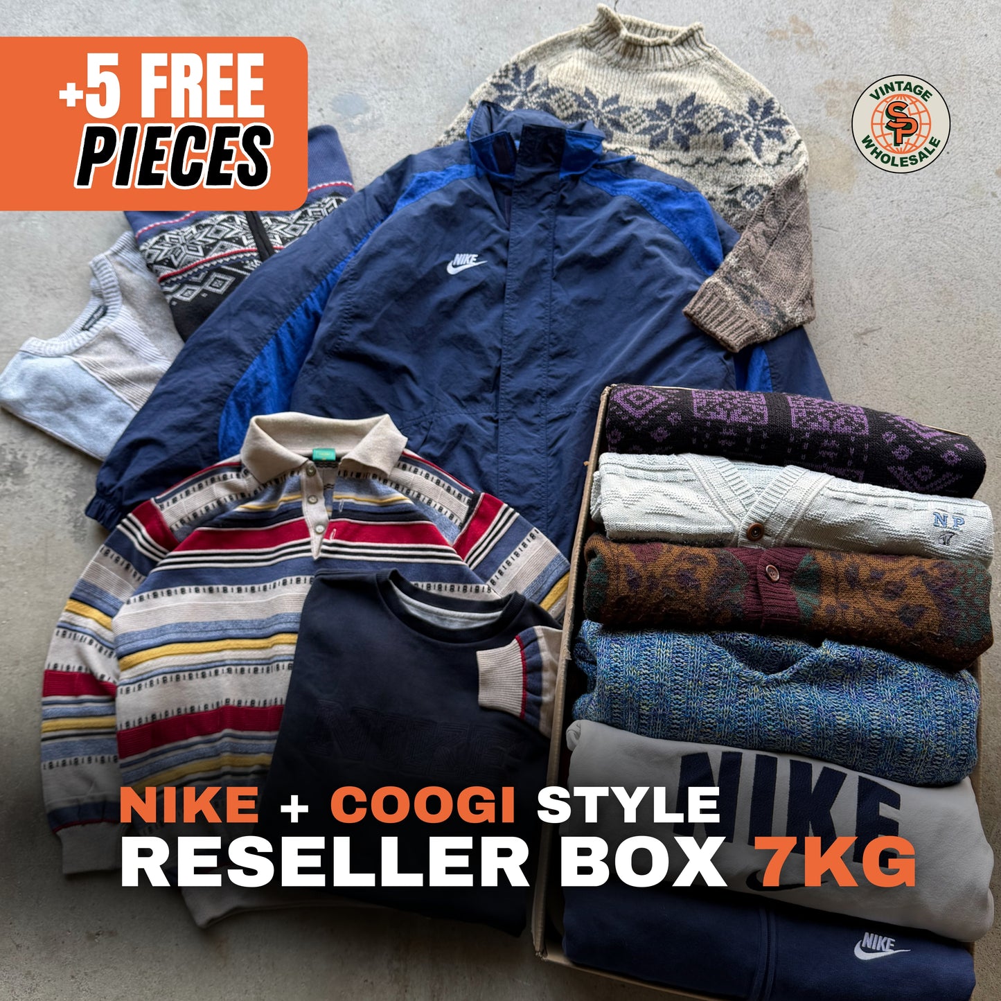 NIKE + COOGI STYLE SWEATERS RESELLER BOX