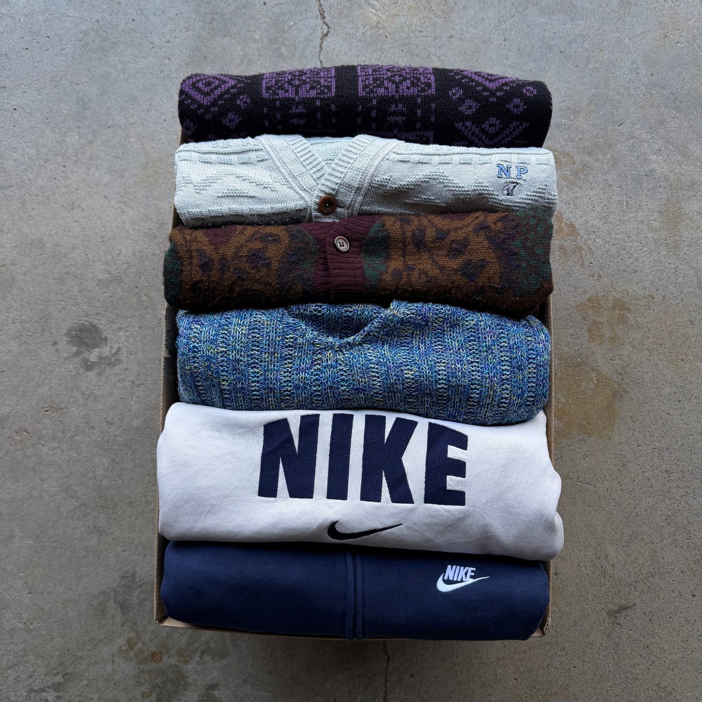 NIKE + COOGI STYLE SWEATERS RESELLER BOX
