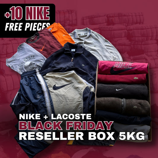 Caja reseller con mezcla de marcas vintage premium.