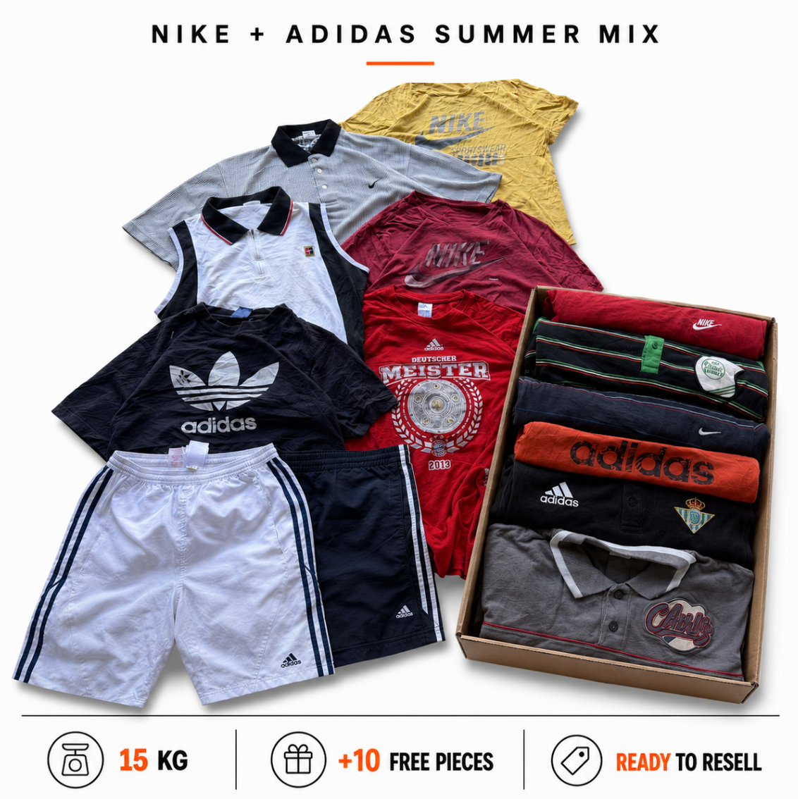 NIKE + ADIDAS SUMMER RESELLER BOX 15KG
