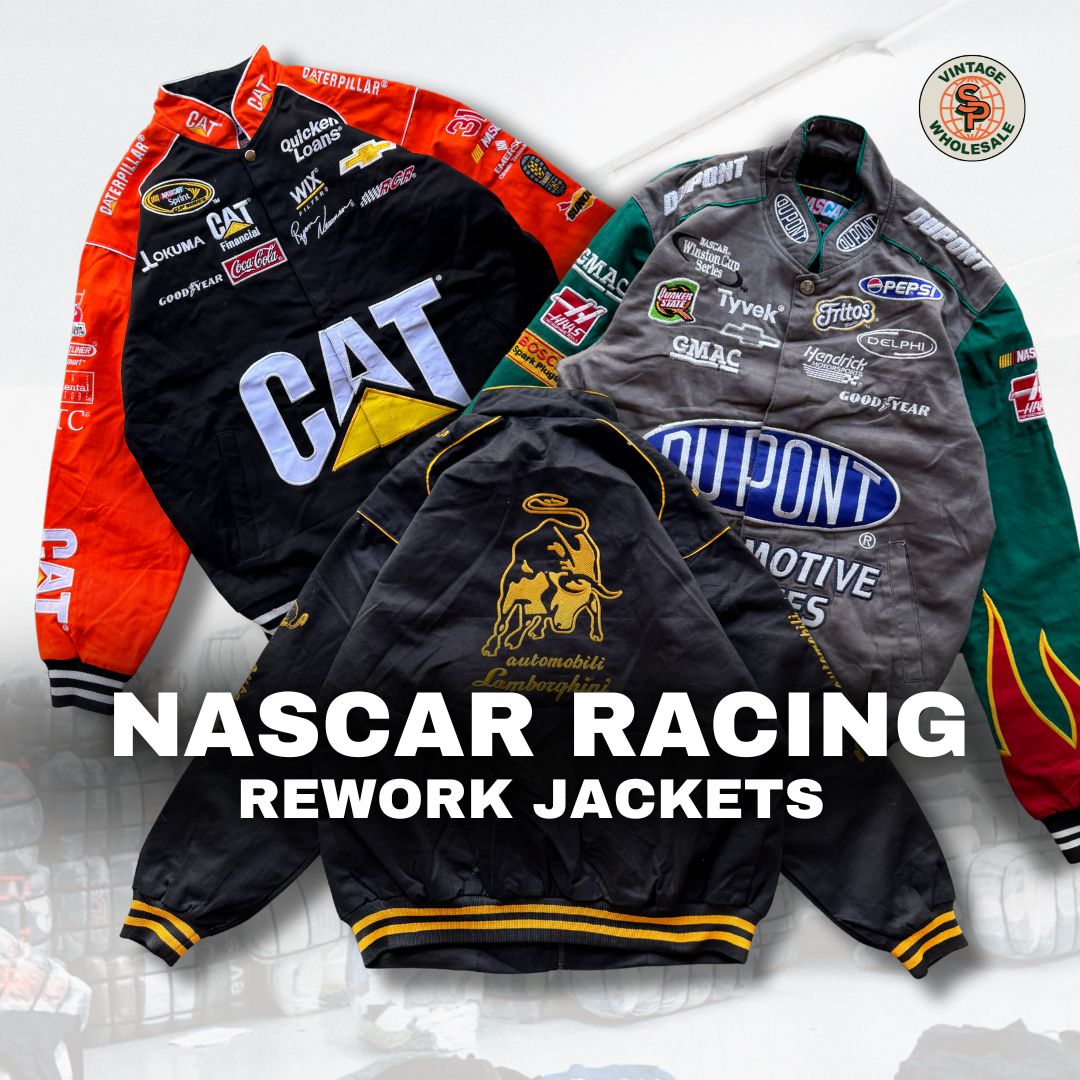 Giacche da corsa Nascar rielaborate - SP Vintage Wholesale