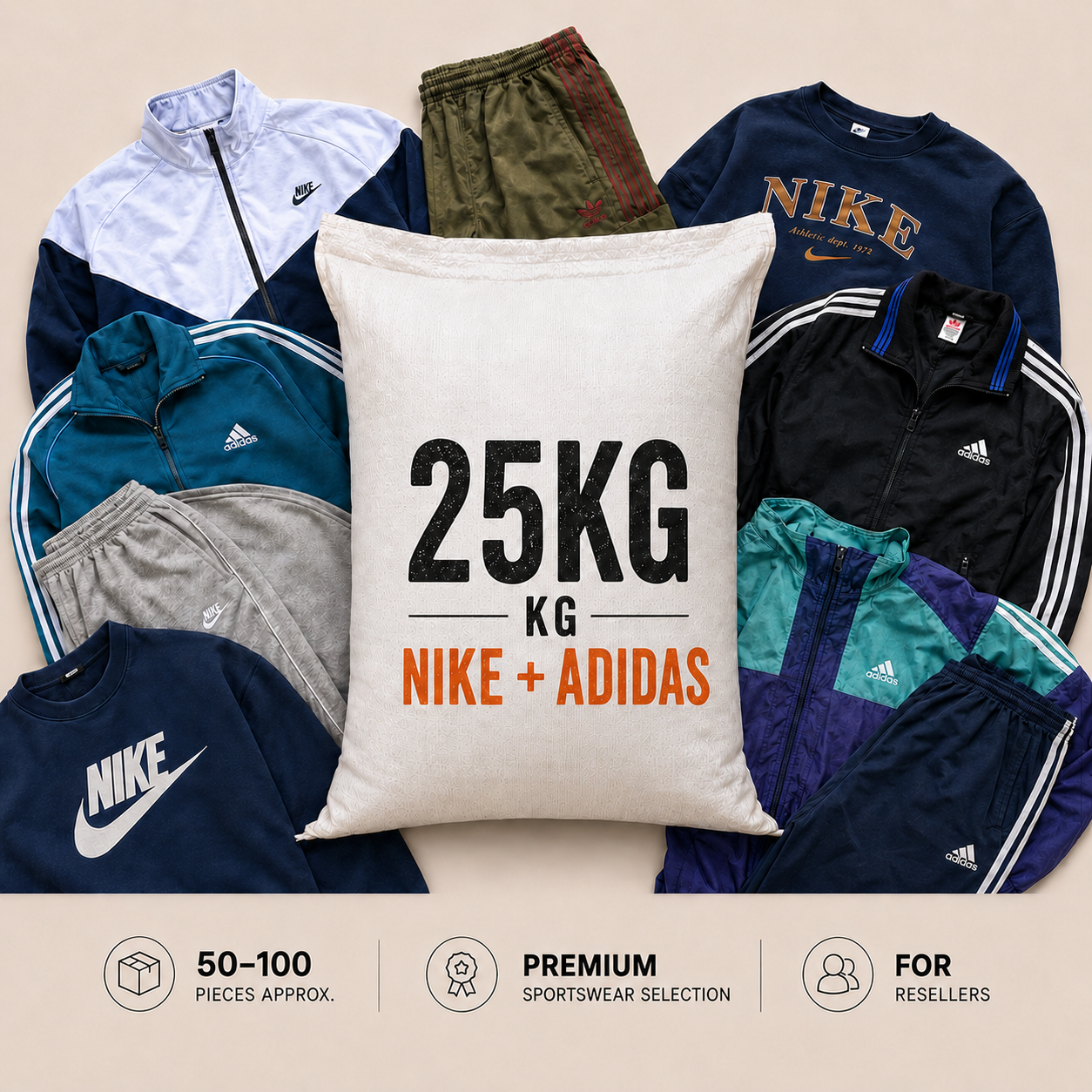 NIKE + ADIDAS SPECIALIST BUNDLE 25KG