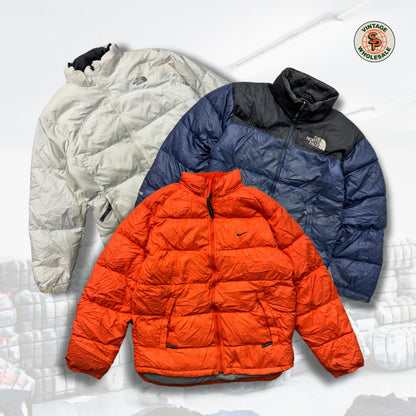 PRE-ORDER 10x Puffers vintage de marca por piezas - SP Vintage Wholesale  