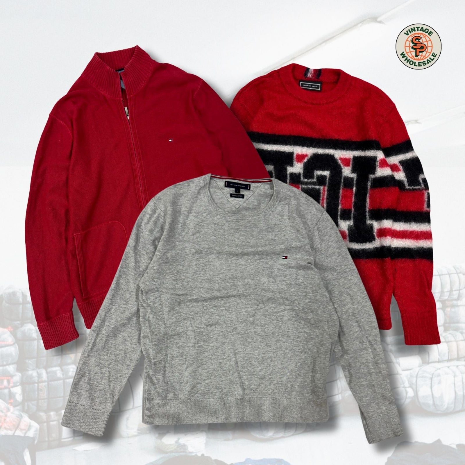 PRE-ORDER 10x jerséis Tommy Hilfiger vintage - SP Vintage Wholesale