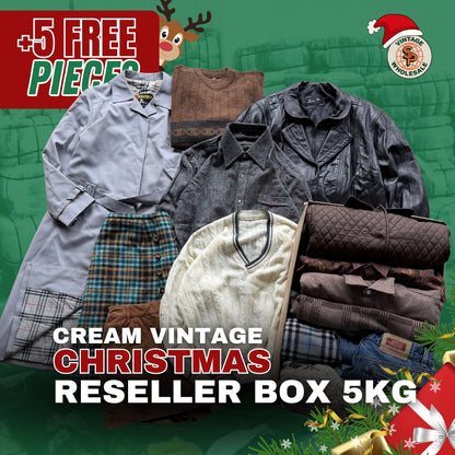 Cream vintage CHRISTMAS RESELLER BOX 🤑