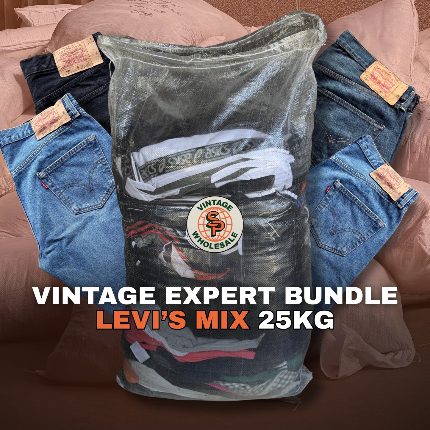 25kg Vintage expert bundle Levi's mix