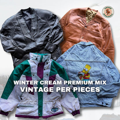 10x Winter cream premium mix vintage